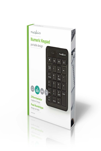 Nedis KBNM100BK - Black - Keyboard