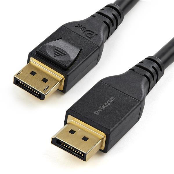 4m VESA Certified DisplayPort 1.4 Cable - 8K 60Hz HBR3 HDR - 13 ft Super UHD 4K 120Hz - DP to DP Slim Video Monitor Cord M/M DisplayPort cable 4m - DP14MM4M