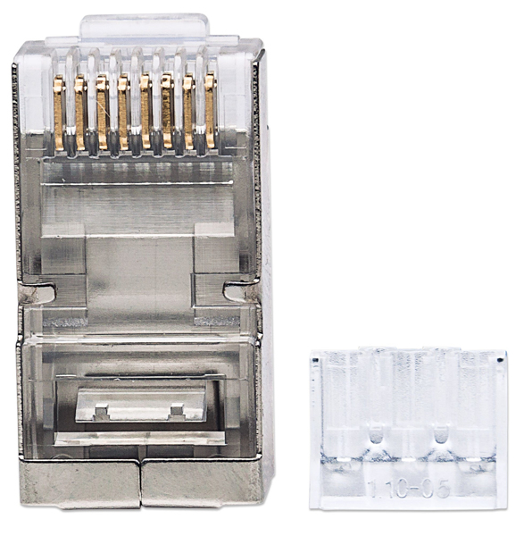 70-Pack Cat6A RJ45 Modular Plugs Pro Line - 790505