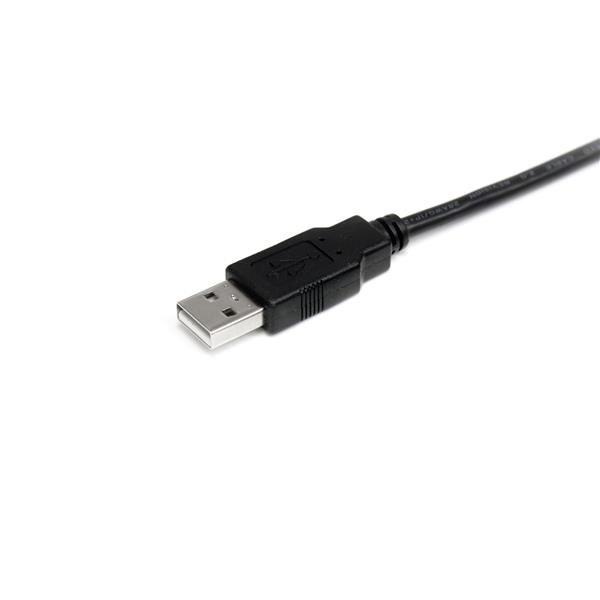 StarTech USB2.0 A to A Cable - Male/Male - USB Cable - USB Type A, 4-pin (M) - USB Type A, 4-pin (M) - 1.0m (USB/USB2.0) - Black (USB2AA1M) - USB2AA1M
