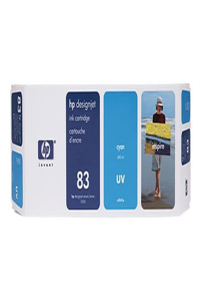HP DesignJet 83 Ink Cartridge: Cyan, 680ml Original