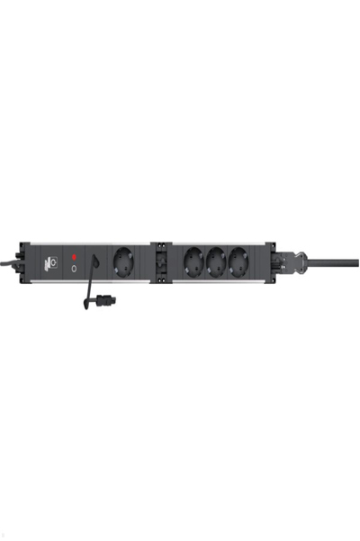 Bachmann STEP BASE Grenuttag med 3 uttag Typ F Svart - 90618818