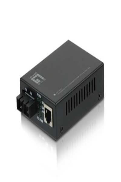 LevelOne RJ45 to SC Fast Ethernet Media Converter - Multi-Mode Fiber - 2km - 100 Mbit/s - 10Base-T - 100Base-TX - 100Base-FX - IEEE 802.3 - IEEE 802.3u - IEEE 802.3x - Fast Ethernet - 10,100 Mbit/s - 540674