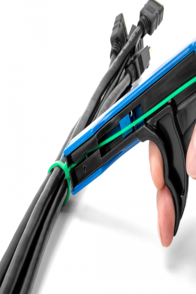 Delock Cable tie assortment box with tensioning tool 350 pieces assorted colours - Hook & loop cable tie - Plastic - Multicolour - 225 mm - 155 mm - 60 mm - 18641