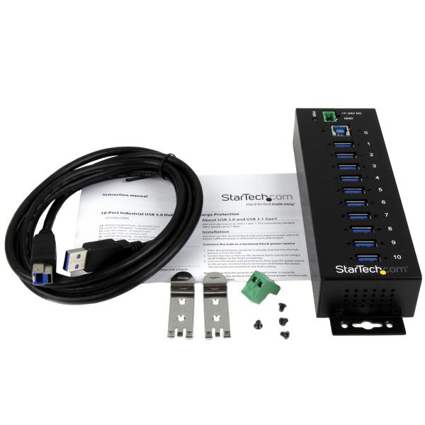 StarTech.com 10 Port USB 3.0 Hub - ST1030USBM