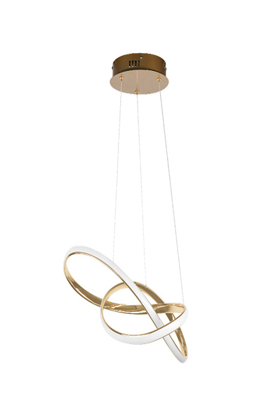 Lampe suspendue LED dorée Activejet AJE-MEGAN