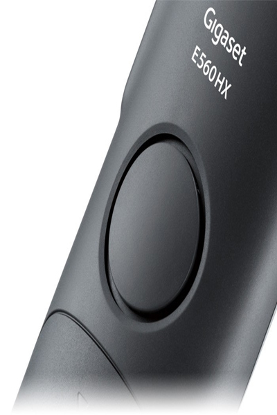 Gigaset E560HX - Analog/DECT telephone - Wireless handset - Speakerphone - 150 entries - Caller ID - Black - S30852-H2766-R101