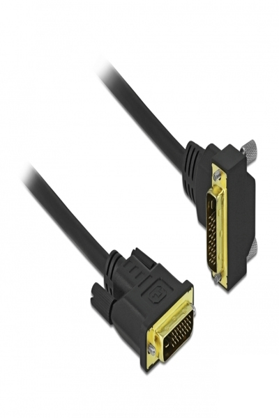 Delock DVI-kabel - dubbel länk - 85895