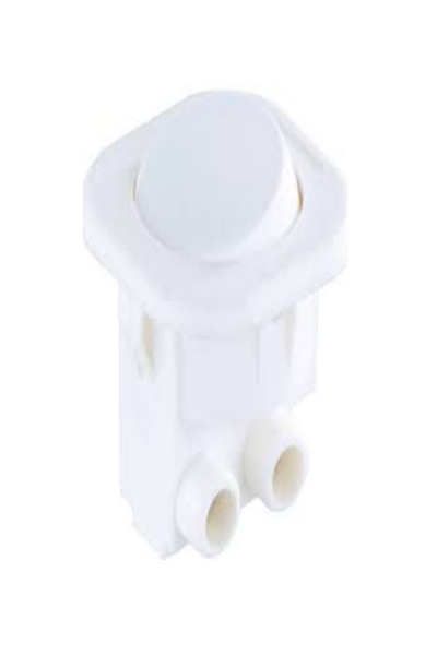 Bachmann 924.134, Rocker switch, 1P, White, 250 V - 924134