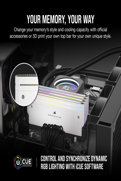 Corsair Dominator Titanium RGB - CMP64GX5M4B6400C32W