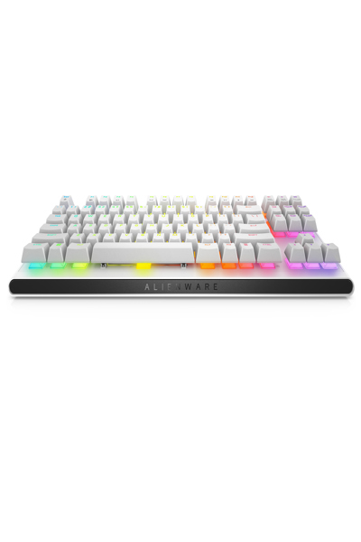 Dell Alienware AW420K - Wired - USB - Mechanical - QWERTY - RGB LED - White - AW420K-W-WW