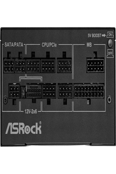 ASRock Phantom Gaming PG-850G 850W ATX nätaggregat - 90-UXP085-GFEAAB
