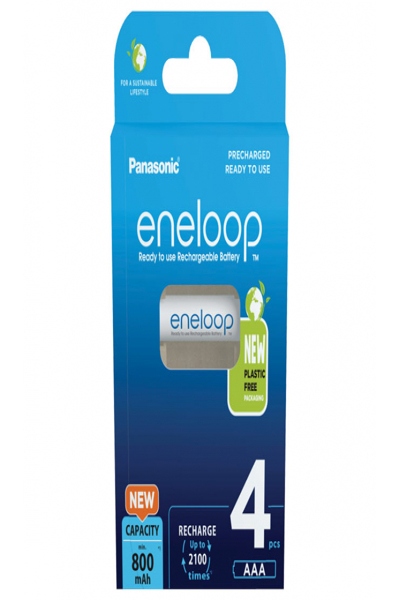 Panasonic eneloop BK-4MCDE Battery 4x AAA - BK-4MCDE/4BE
