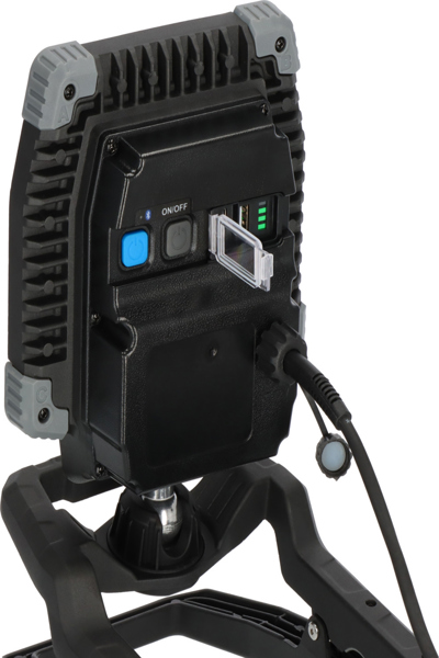 Brennenstuhl 1173070030, 50 W, LED, IP65, 6600 mAh, Svart, Grå, Fristående arbetslampa ljus - 1173070030