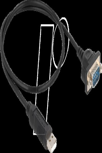 Delock USB RS-232 Adapter 2.0 to D-Sub 9 Plug compact - 66470