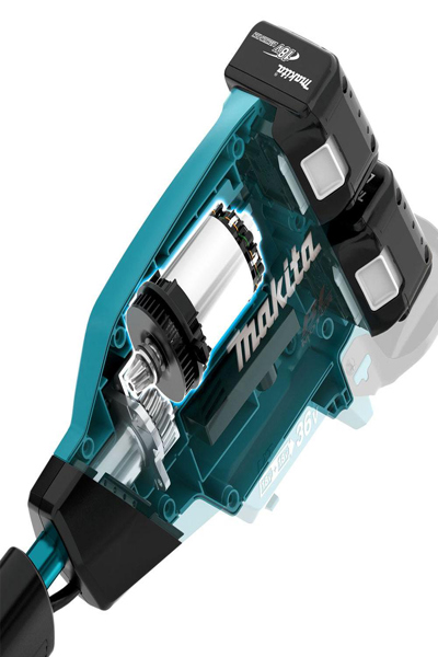 Makita DUR369APT2 - String trimmer - Nylon line - D-loop handle - 7000 RPM - Black - Blue - Grey - 43 cm