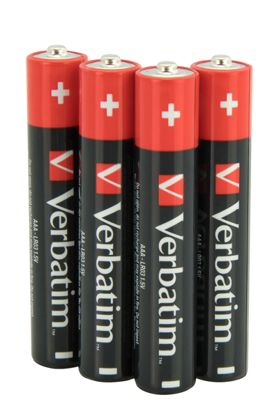 Verbatim-batterier 4 x AAA - alkaliska - 49920