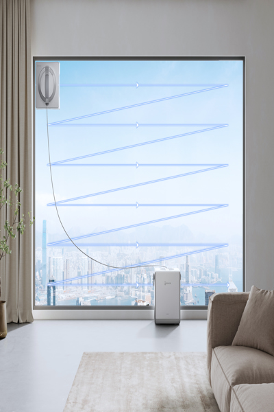 Ecovacs Fensterputzroboter Winbot W2 Pro Omni Grau/Weiss