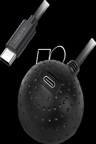 LogiLink CU0099 - USB 5 Gb/s Kabel C Stecker auf Buchse Dock - Cable - Digital