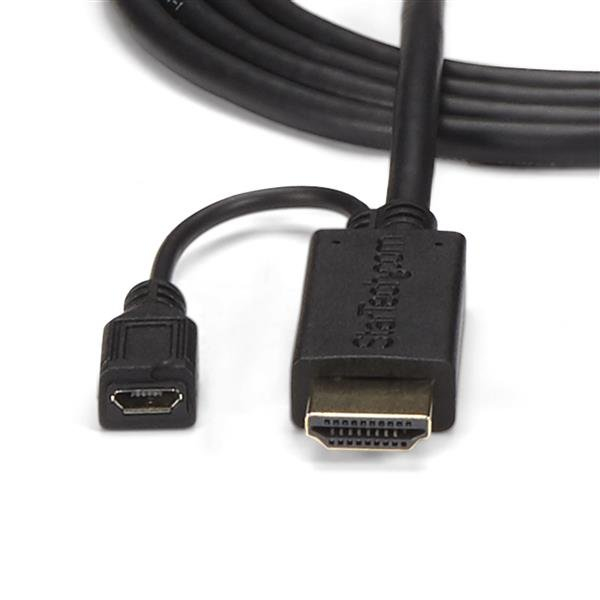 StarTech 90cm active HDMI to VGA converter cable - HDMI to VGA adapter 0.9m - black - 1920x1200 / 1080p - video converter - HD2VGAMM3