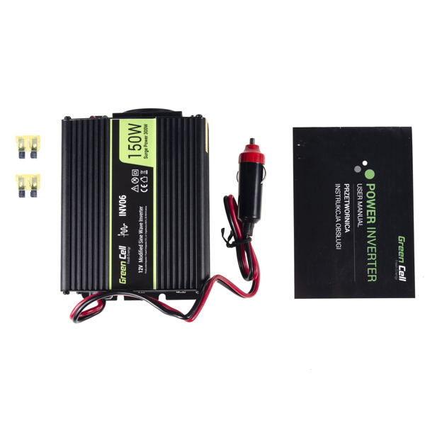 INV06 - Universal - Auto - 12V - 150W - 230V - DC-till-AC - INV06