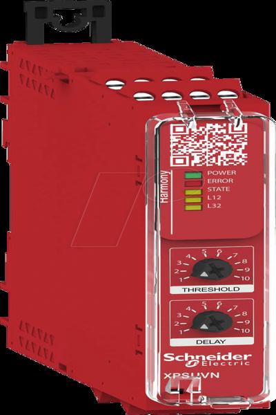 Schneider XPSUVN31AP - Contrôleur d'arrêt, diagnostic 1S, 48-240 V CA/CC, vis