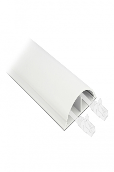 Delock Cable duct - 1 m - white - 20707