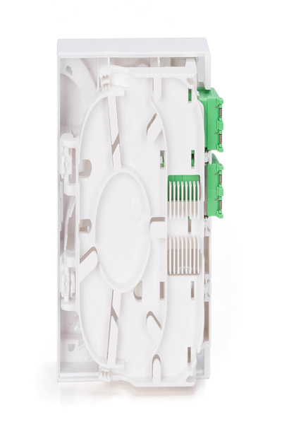 DIGITUS FTTH Enclosure with 2 x LC/APC DX shutter couplers - DN-931097