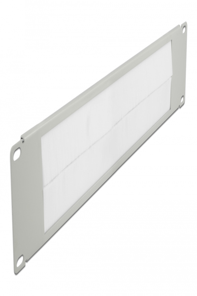 Delock Rack cable management panel with brush - 66536