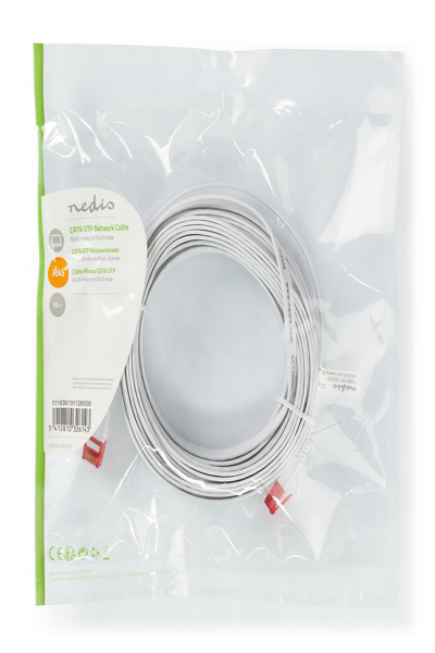 Nedis CCGP85216WT100 - 10 m - Cat6 - U/UTP (UTP) - RJ-45 - RJ-45