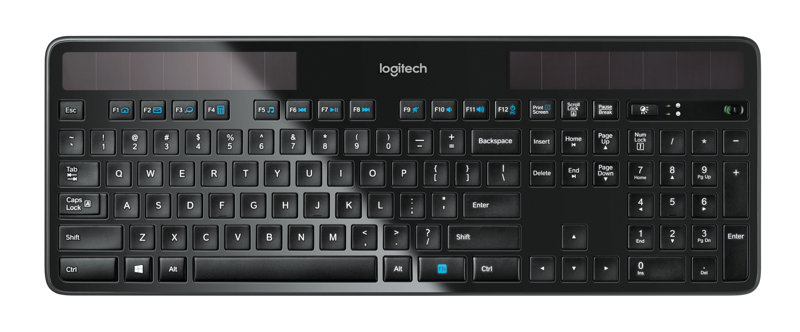 Logitech trådlös Solar K750 - Tangentbord - 920-002912