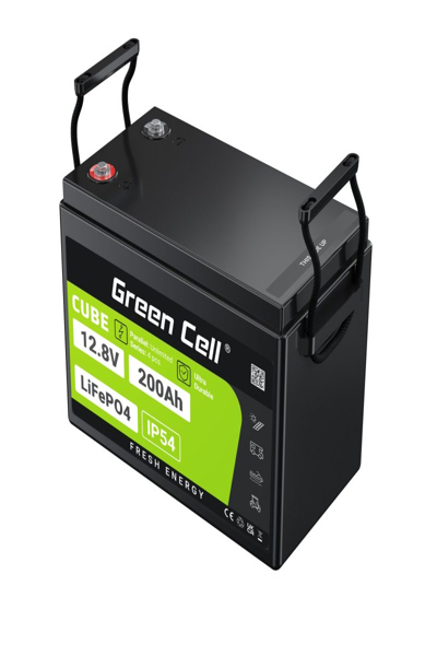 Green Cell CUBE LiFePO4 Special Battery 12.8V 200Ah - GC-LFPGC12V200AH