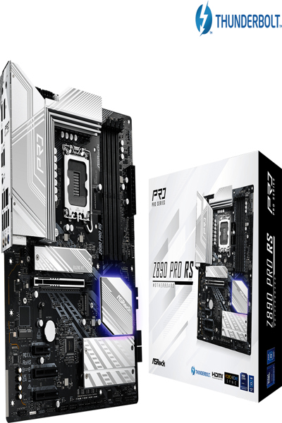 ASRock Z890 Pro RS - Moderkort - 90-MXBP10-A0UAYZ