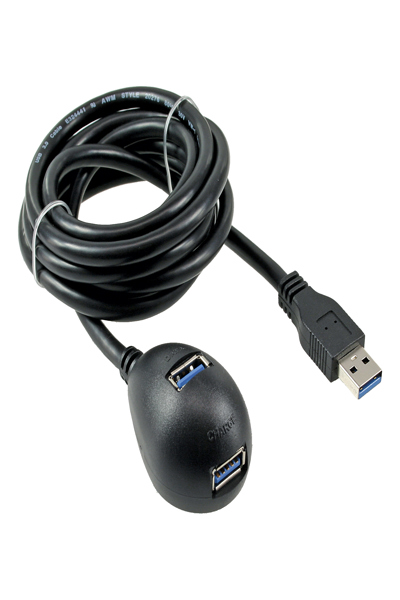Câble USB 3.2 Gen.1 InLine avec support 3 m