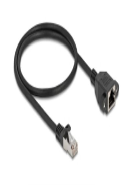 Delock Network Extension Cable S/FTP RJ45 Jack/Plug Cat.6a