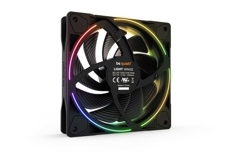 BE QUIET LIGHT WINGS HIGH SPEED PWM RGB CASE FAN - BL077