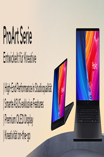 ASUS ProArt P16 AI R9 HX 370 32 1 4070 H7606WI-ME154WS W11H - Notebook - 2 GHz - 90NB1421-M00B40
