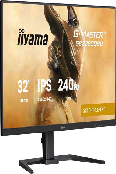IIYAMA 32" IPS GAMING G-MASTER GOLD PHOENIX MONITOR - GB3290QSU-B1