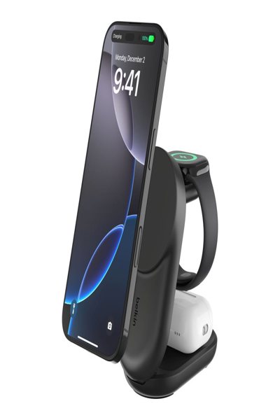 BELKIN ULTRACHARGE WIRELESS CHARGER 3-IN-1 MAGNETIC FOLDABLE - WIZ037KQBK