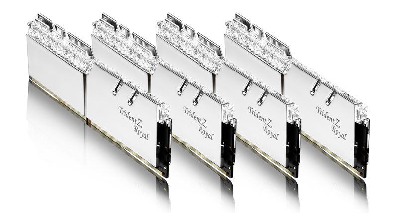 G.Skill Trident Z Royal Series - DDR4 - Kit - 128 GB: 8 x 16 GB - F4-3600C14Q2-128GTRSA