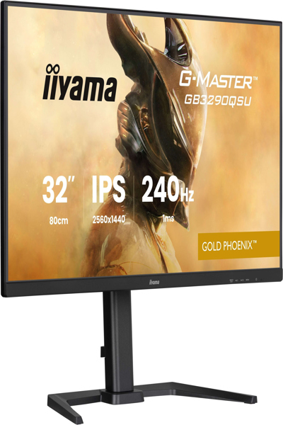 IIYAMA 32" IPS GAMING G-MASTER GOLD PHOENIX MONITOR - GB3290QSU-B1