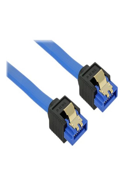 Delock 84979 - 0.5 m - SATA III - SATA 7-pin - SATA 7-pin - Male/Male - Black - Blue - 84979
