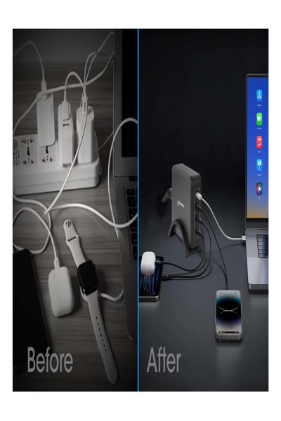 Manhattan 4-Port GaN USB Power Delivery-Ladestation - Power Supply - 102667