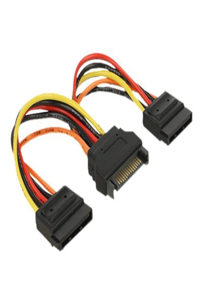Câble d'alimentation Delock - Alimentation SATA (M) vers alimentation SATA (F)