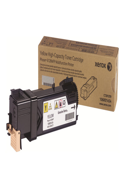 Xerox 106R01454 Phaser 6128MFP Yellow Toner 2.5K Pages