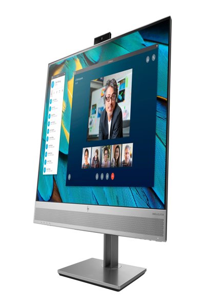 HP EliteDisplay E243m: 23.8" Full HD LED Monitor, Black/Silver - 1FH48AA