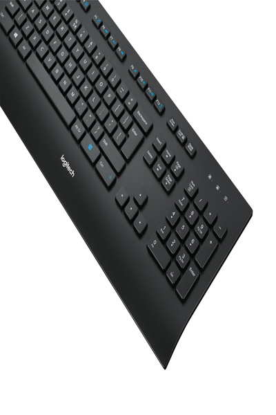 Logitech Keyboard K280e for Business - Full-size (100%) - Wired - USB - AZERTY - Black - 920-005210