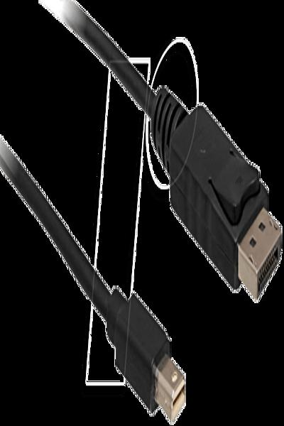 Delock DisplayPort-kabel - Mini DisplayPort (hane) till DisplayPort (hane) - 82699