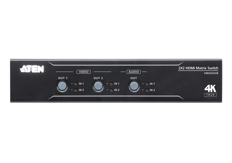 ATEN VM0202HB - Video/audio switch - VM0202HB-AT-G