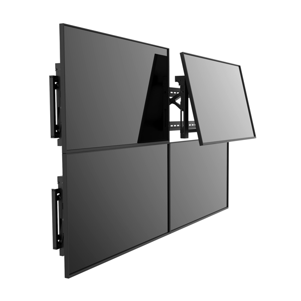 StarTech Video Wall Mount - For 114.30cm (45") to 177.80cm (70") displays - Anti-Theft - wall mount for video screen - aluminum, steel - Black - Screen size: 114.3-177.8 cm (45"-70") - VIDWALLMNT